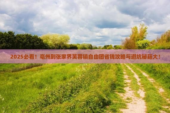 亳州到张家界芙蓉镇自由团