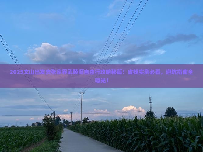 文山去张家界武陵源自由团