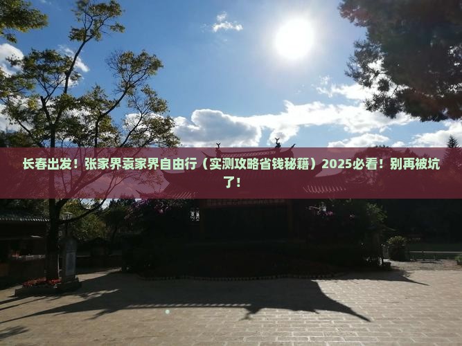 长春去张家界袁家界自由团