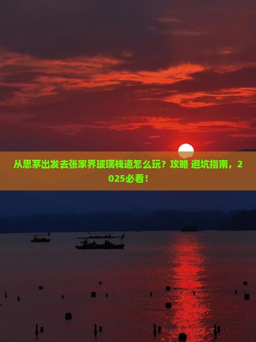 思茅去张家界玻璃栈道哪里玩