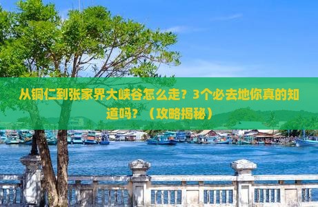 铜仁到张家界大峡谷必去地