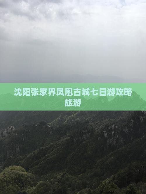 沈阳去张家界凤凰古城七日游