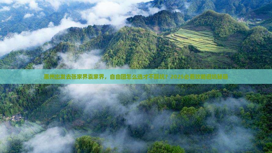 惠州去张家界袁家界自由团