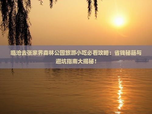 临沧去张家界森林公园旅游小吃