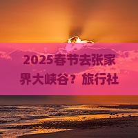 春节去张家界大峡谷旅行社