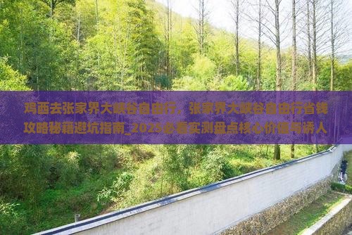 鸡西去张家界大峡谷自由行