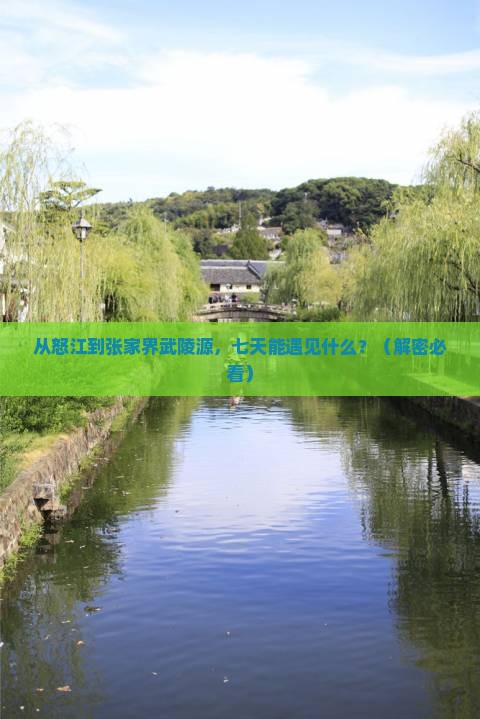 怒江去张家界武陵源七日游