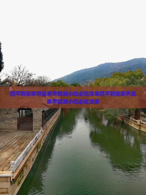 四平到张家界袁家界旅游小吃