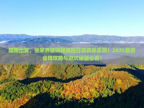 醴陵去张家界玻璃栈道四日游