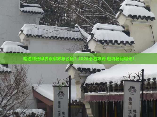昭通到张家界袁家界旅行社