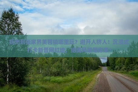 抚州到张家界芙蓉镇哪里玩