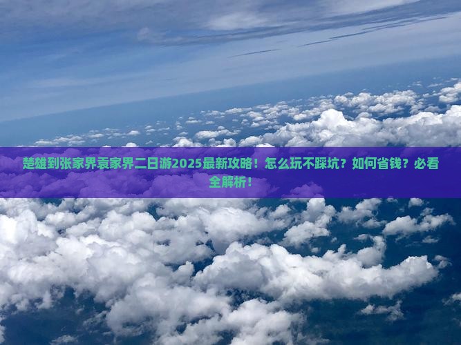 楚雄到张家界袁家界二日游