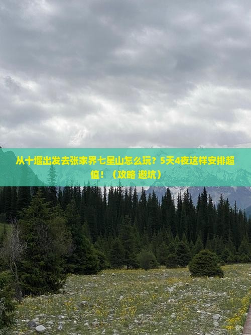十堰去张家界七星山攻略