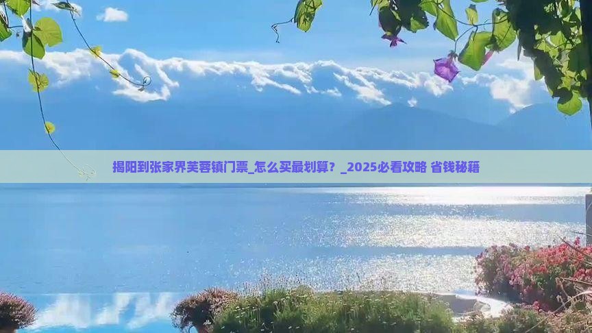 揭阳到张家界芙蓉镇门票