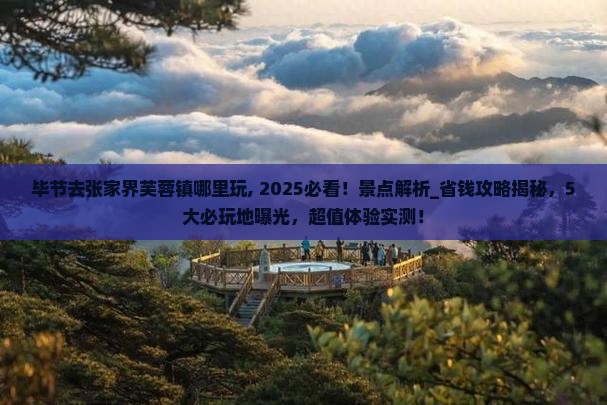 毕节去张家界芙蓉镇哪里玩