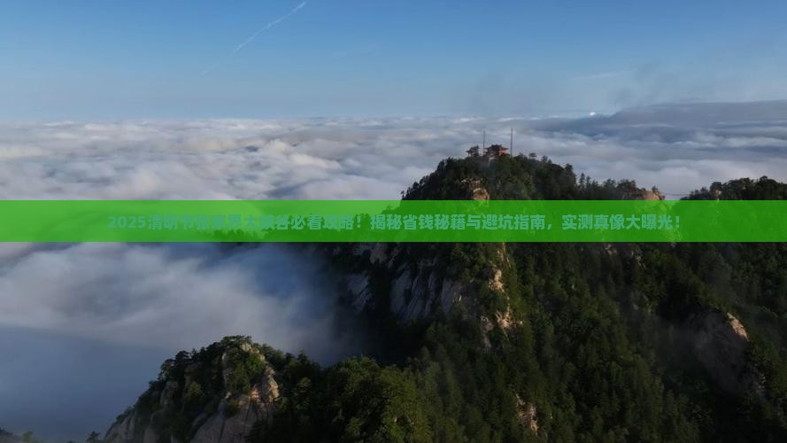 清明节去张家界大峡谷景点