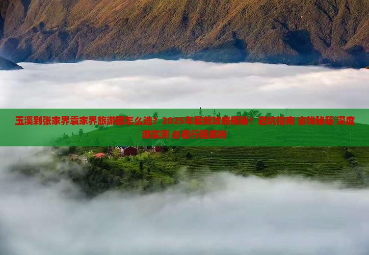 玉溪到张家界袁家界大型旅游团