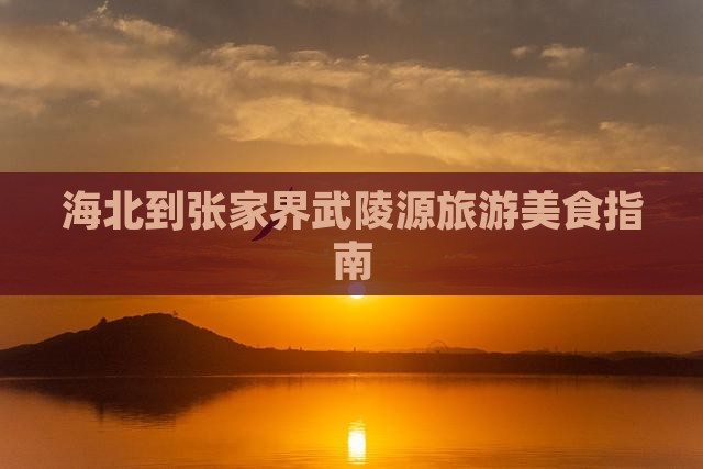 海北到张家界武陵源旅游小吃