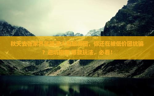 秋天去张家界武陵源大型旅游团