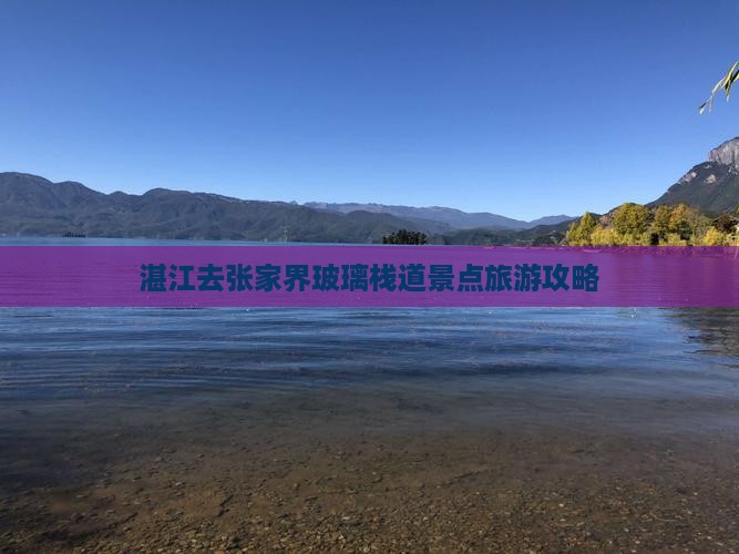 湛江去张家界玻璃栈道景点
