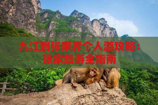九江到张家界个人游