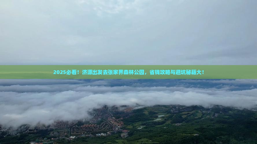 济源到张家界森林公园旅游