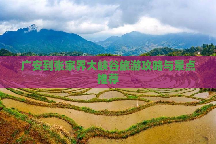 广安到张家界大峡谷自由团