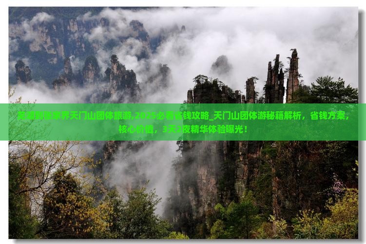 芜湖到张家界天门山团体旅游