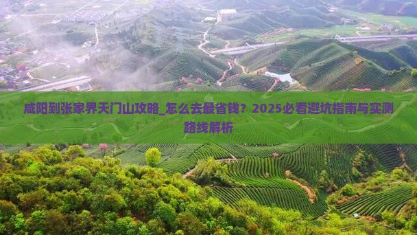 咸阳到张家界天门山攻略