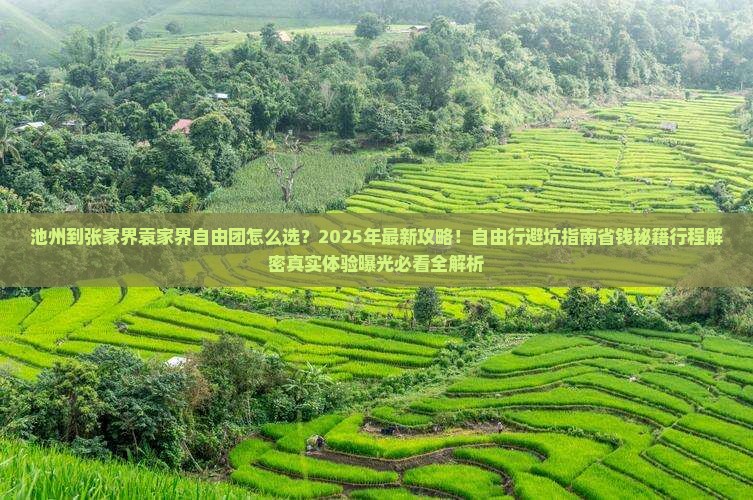池州到张家界袁家界自由团