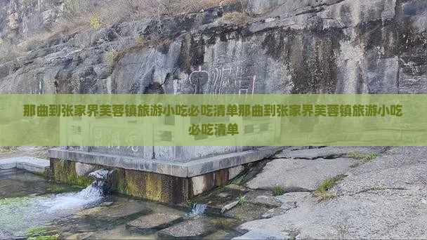 那曲到张家界芙蓉镇旅游小吃