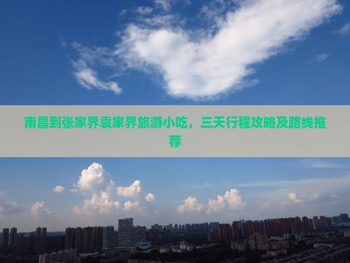 南昌到张家界袁家界旅游小吃