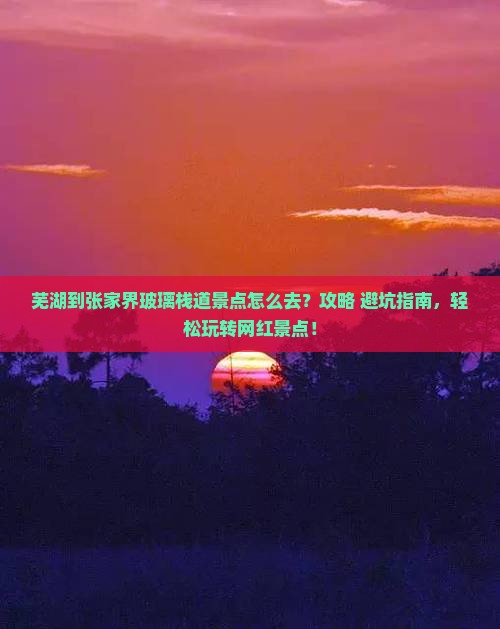 芜湖到张家界玻璃栈道景点