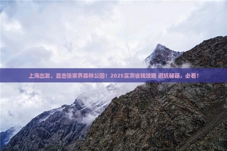 上海去张家界森林公园个人游