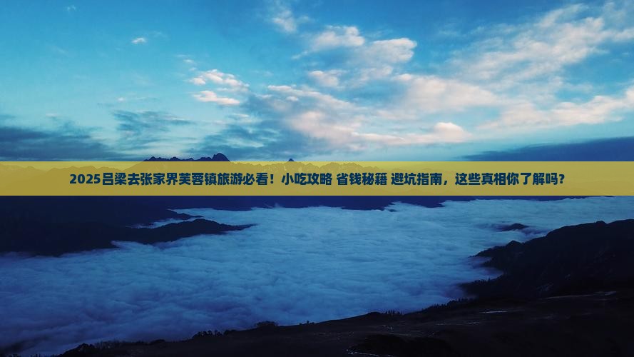 吕梁去张家界芙蓉镇旅游小吃