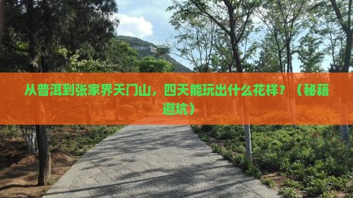 普洱到张家界天门山四日游