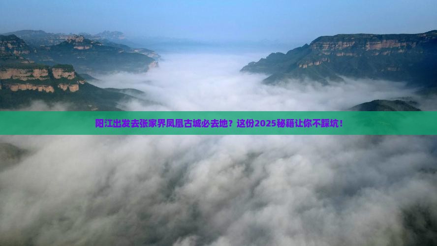 阳江去张家界凤凰古城必去地