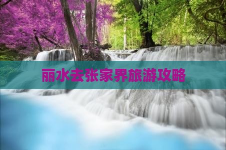 丽水去张家界旅游