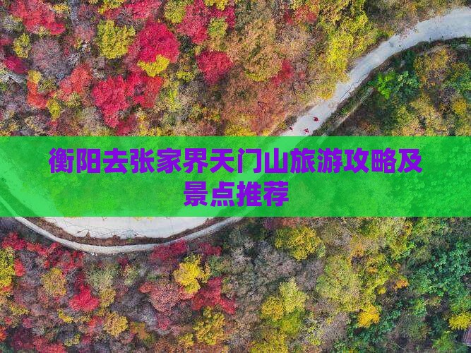 衡阳去张家界天门山景点