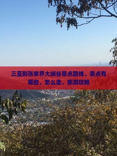三亚到张家界大峡谷景点