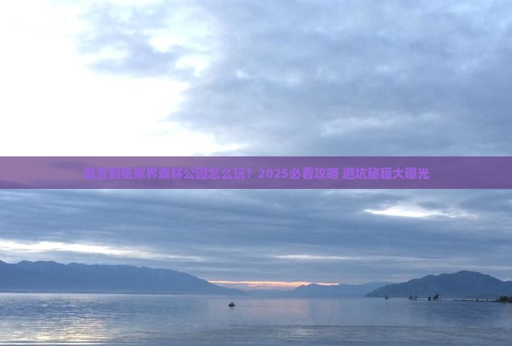 昌吉到张家界森林公园旅行社