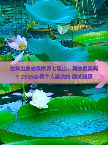 金华到张家界七星山个人游