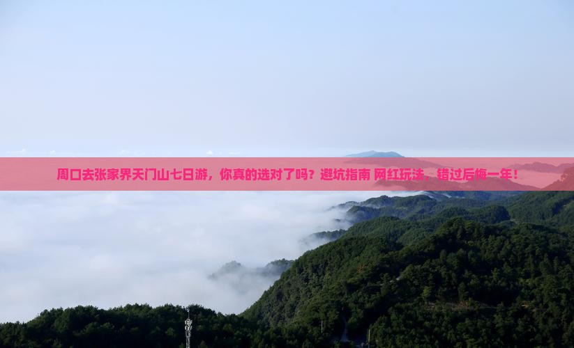 周口去张家界天门山七日游 周口去张家界天门山七日游