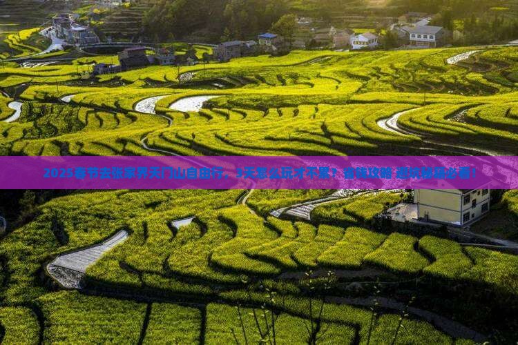 春节到张家界天门山自由行