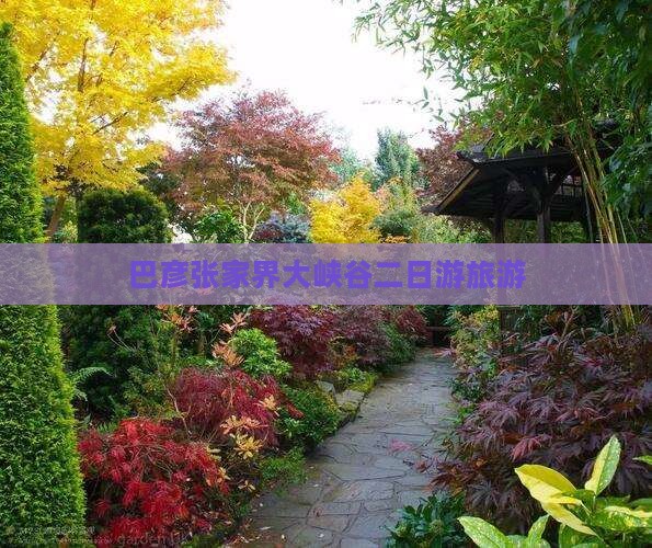 巴彦倬尔去张家界大峡谷二日游