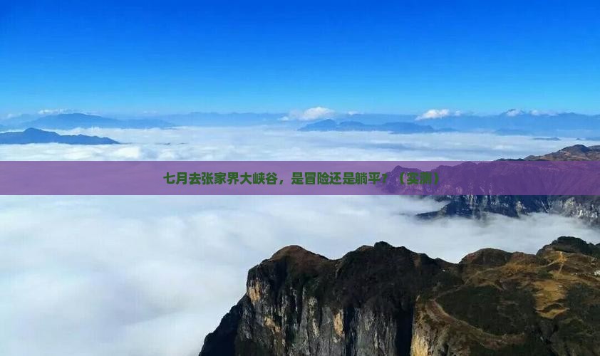 七月到张家界大峡谷自由行
